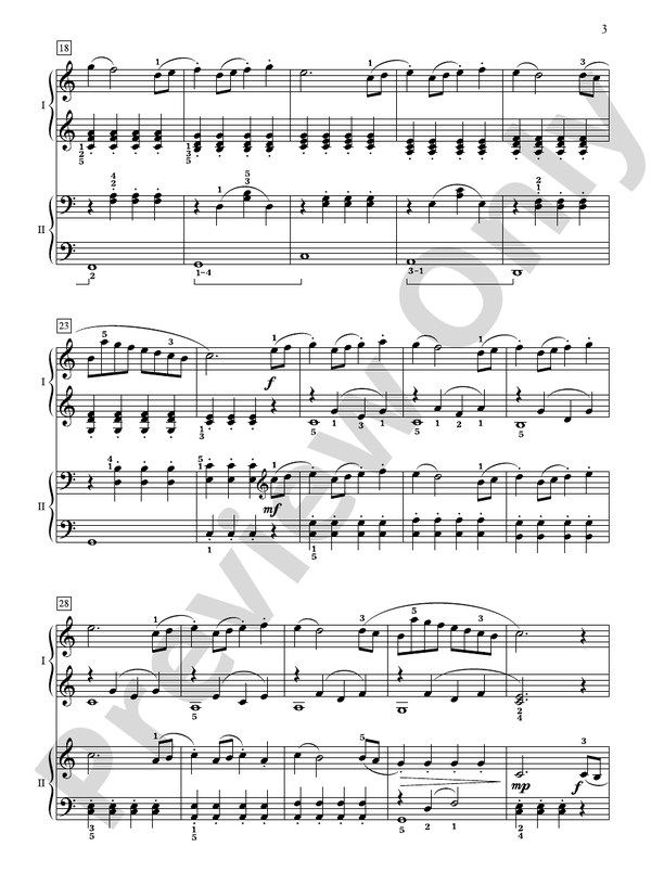 Concerto in Classical Style: In Three Movements for Solo Piano with Piano Accompaniment - 2 Pianos, 4 Hands (Digital Download)