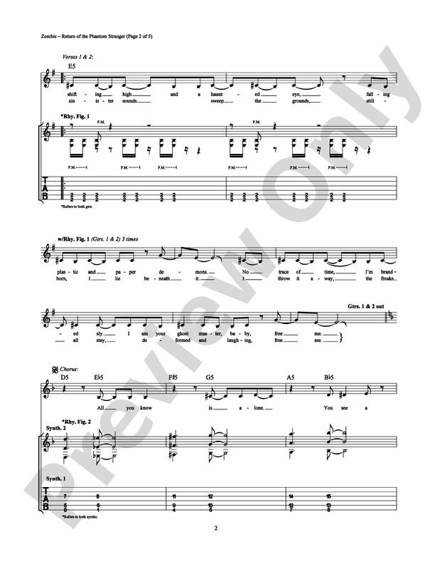 Return of the Phantom Stranger - Guitar TAB (Digital Download)