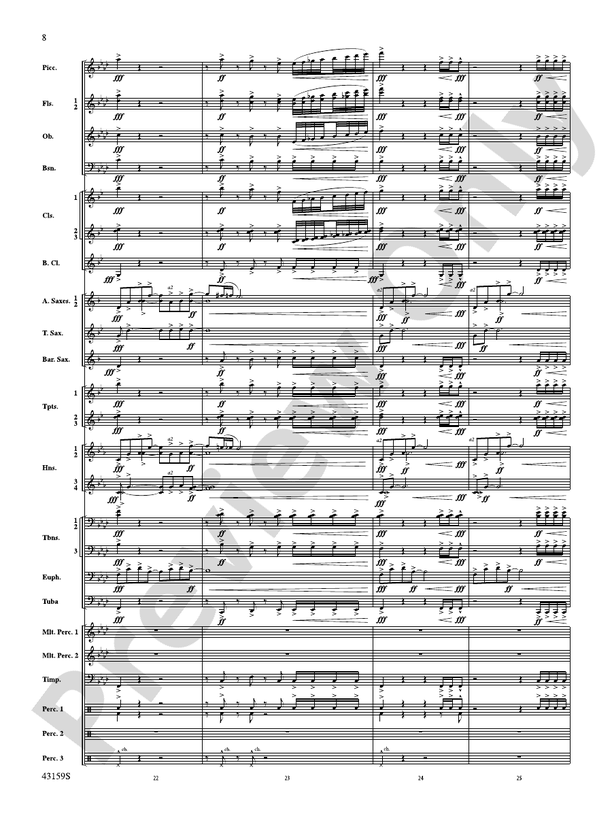 Panopticon Rising - Concert Band Conductor Score & Parts (Digital Download)