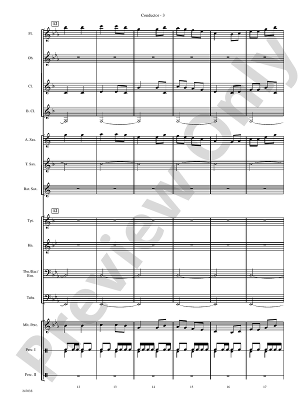 Marching Through Scotland - Concert Band Conductor Score & Parts (Digital Download)