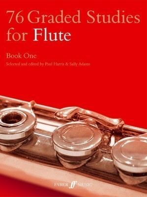 76 Graded Studies Book 1 - Flute Solo by Harris/Adams Faber 0571514308