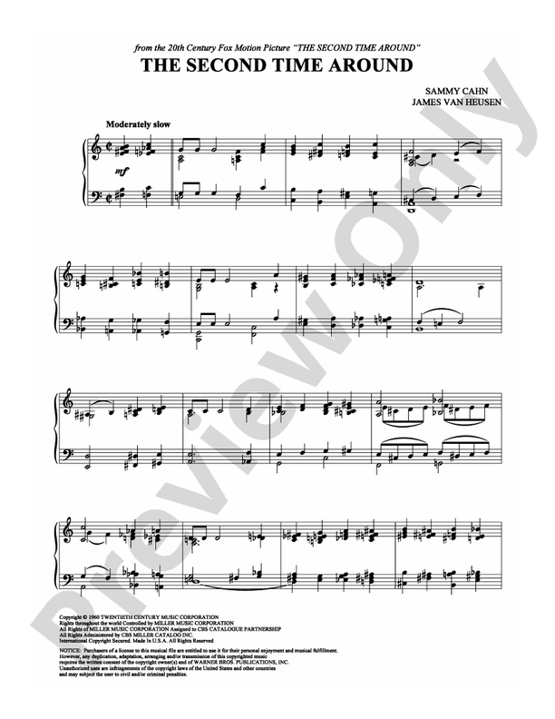 The Second Time Around - Piano (Digital Download)