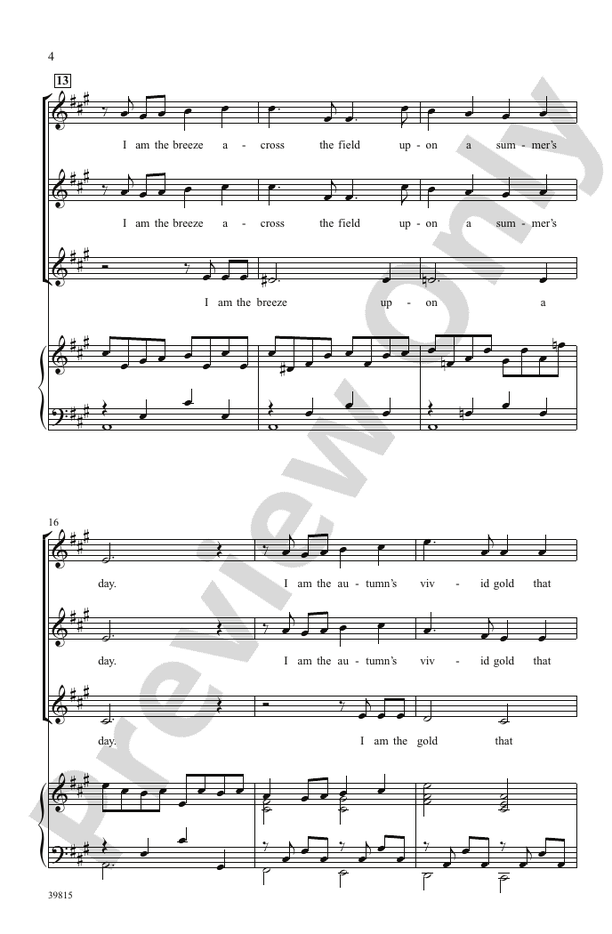 Beauty – SSA Choral Octavo (Digital Download)