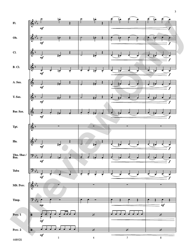 Zephyr - Concert Band Conductor Score & Parts (Digital Download)