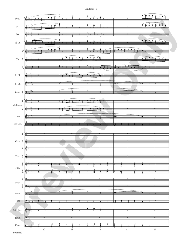 Fiddle-Faddle (Grade 3.5) - Concert Band Conductor Score & Parts (Digital Download)