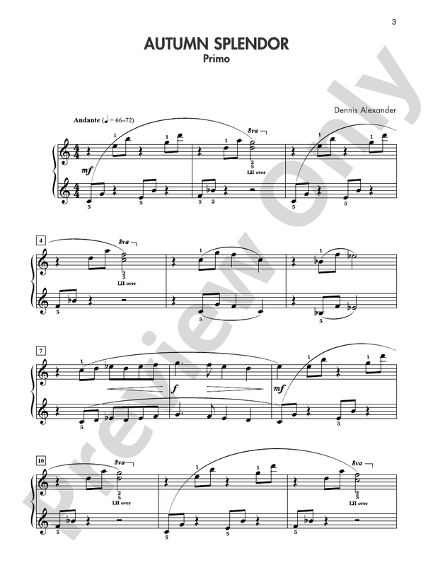 Just for Two, Book 2 - 1 Piano, 4 Hands (Digital Download)