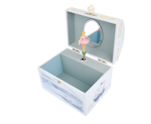 Ballet Jewellery Box Azurea Ballerina Swan Lake Dome Shaped Lid