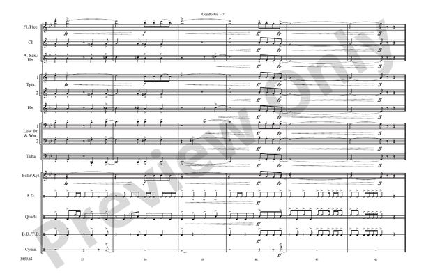 Hot Stuff – Marching Band Conductor Score & Parts (Digital Download)