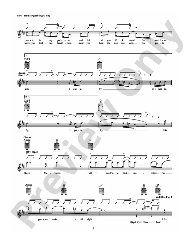 Steve McQueen - Guitar TAB (Digital Download)
