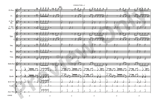 Monster Mash – Marching Band Conductor Score & Parts (Digital Download)