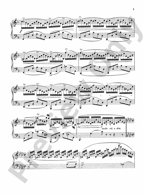 Arensky - Trois Esquisses, Op. 24 - Piano Solo (Digital Download)