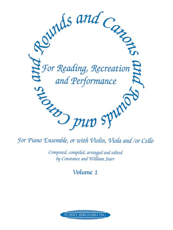 Rounds and Canons Volume 1 Piano Ensemble