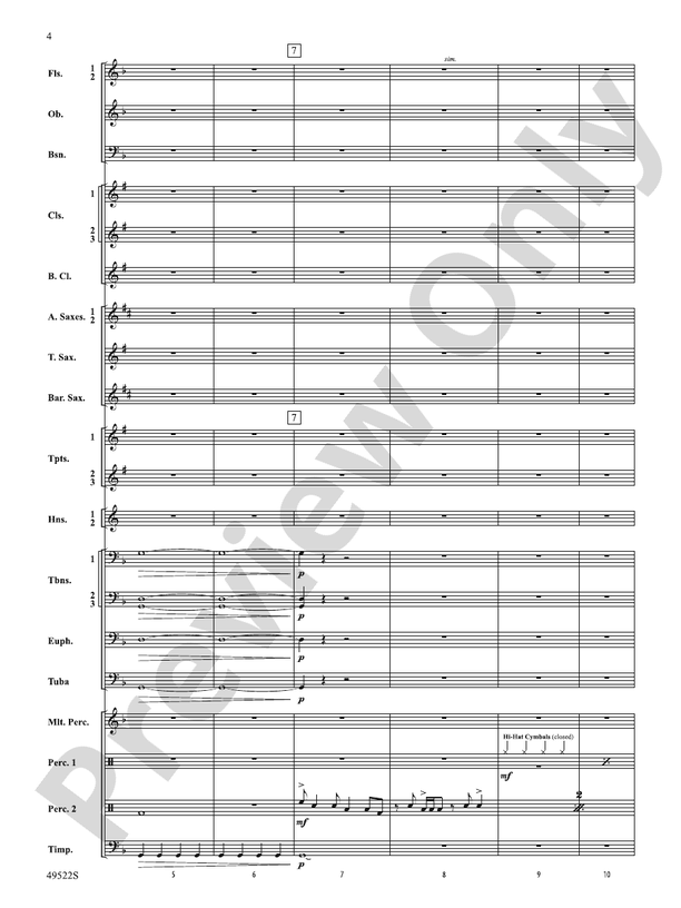 Ambush - Concert Band Conductor Score & Parts (Digital Download)