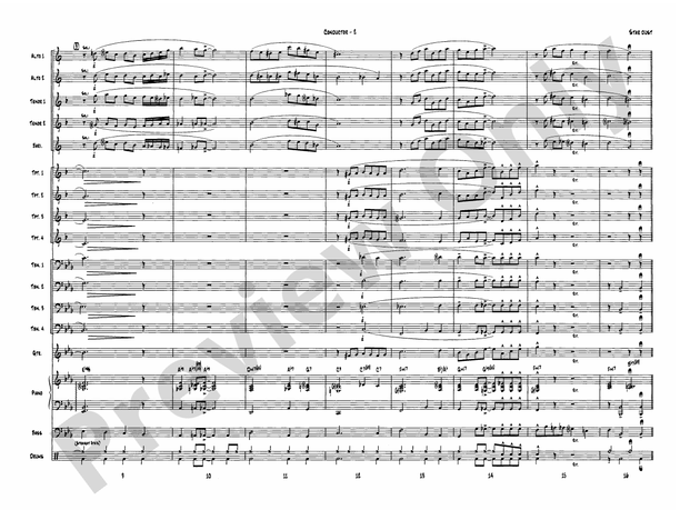 Star Dust - Jazz Ensemble Conductor Score & Parts (Digital Download)