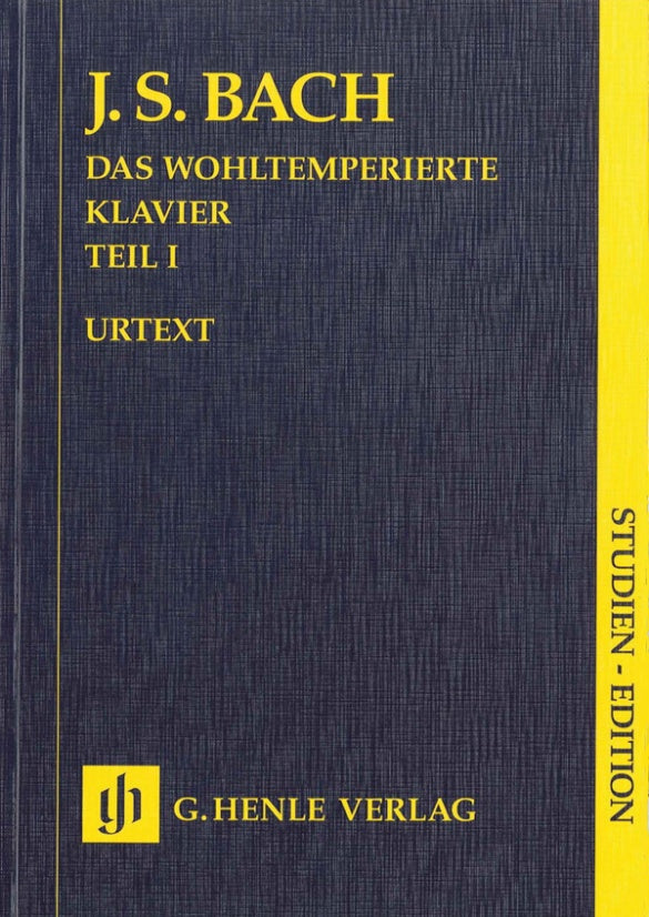 Well-Tempered Clavier Volume 1 Study Score