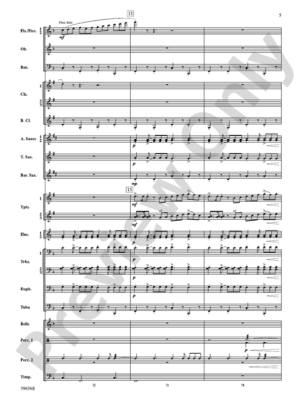 Resurgences - Concert Band Conductor Score & Parts (Digital Download)