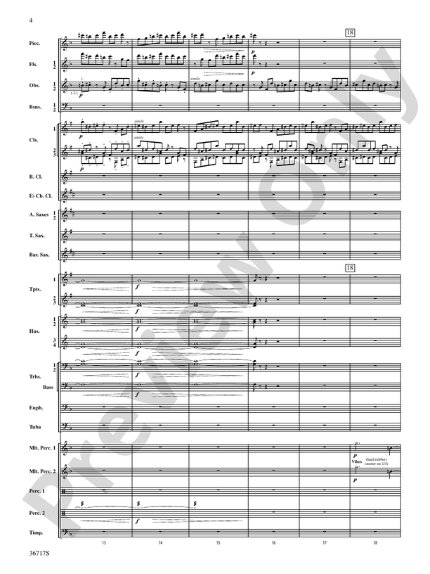 Sparkle - Concert Band Conductor Score & Parts (Digital Download)