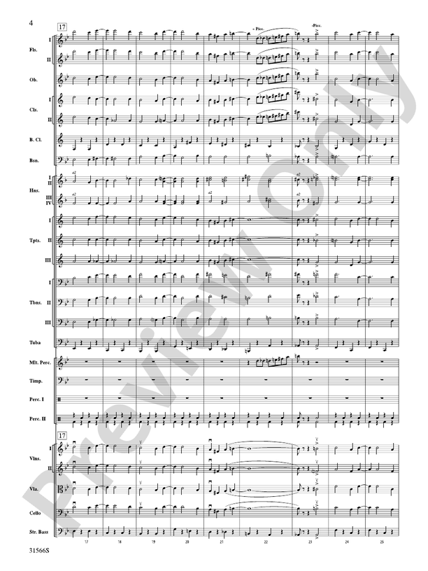 Salute to the Cinema – Full Orchestra Conductor Score & Parts (Digital Download)