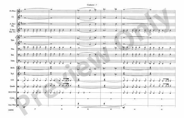 The Batman Theme (from Batman) – Marching Band Conductor Score & Parts (Digital Download)