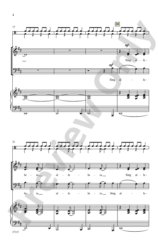 African Alleluia - SAB Choral Octavo (Digital Download)