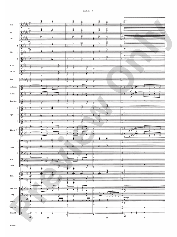 The Inferno - Concert Band Conductor Score & Parts (Digital Download)