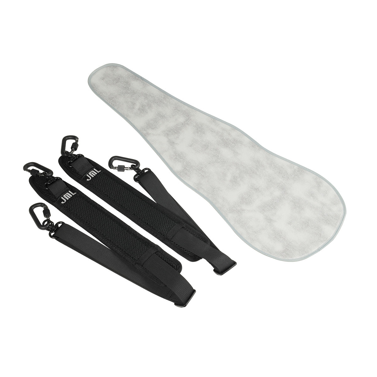 JML Carbon Fibre 1.5 Shaped Violin Case Silver 4/4