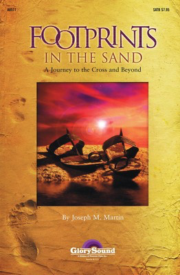 Footprints in the Sand - SATB - Joseph Martin - SATB Shawnee Press Choral Score Octavo