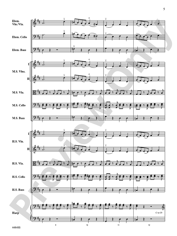 A Festival Rondo - String Orchestra Conductor Score & Parts (Digital Download)
