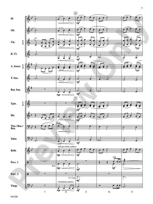 On a Starry Night - Concert Band Conductor Score & Parts (Digital Download)
