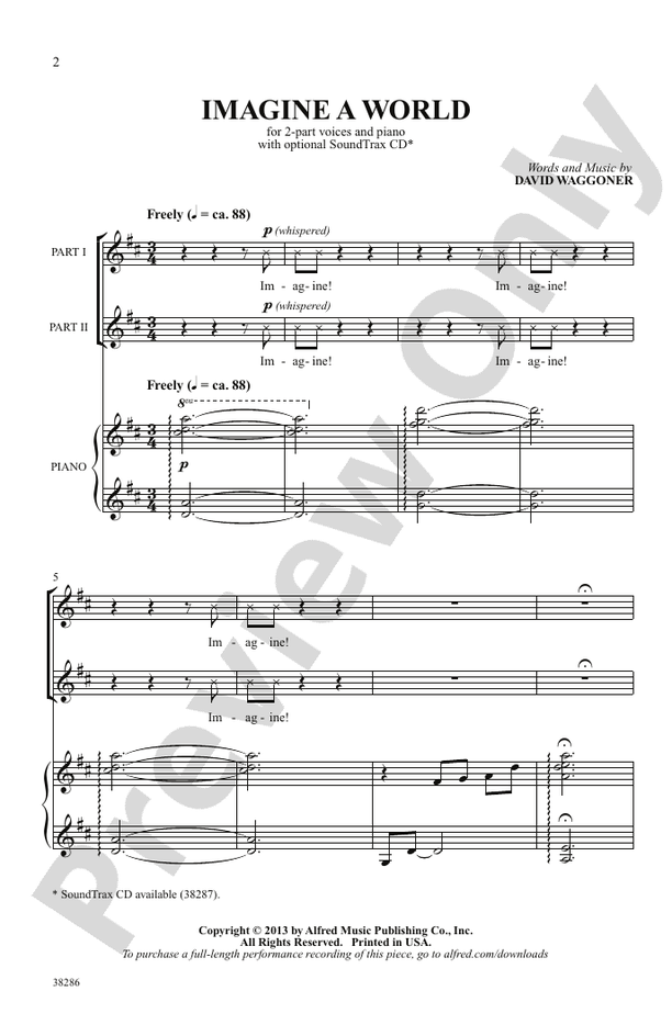 Imagine a World – 2-Part Choral Octavo (Digital Download)