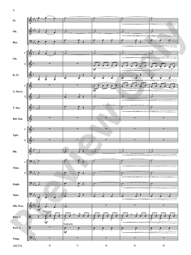 At the Edge of the Sea - Concert Band Conductor Score & Parts (Digital Download)