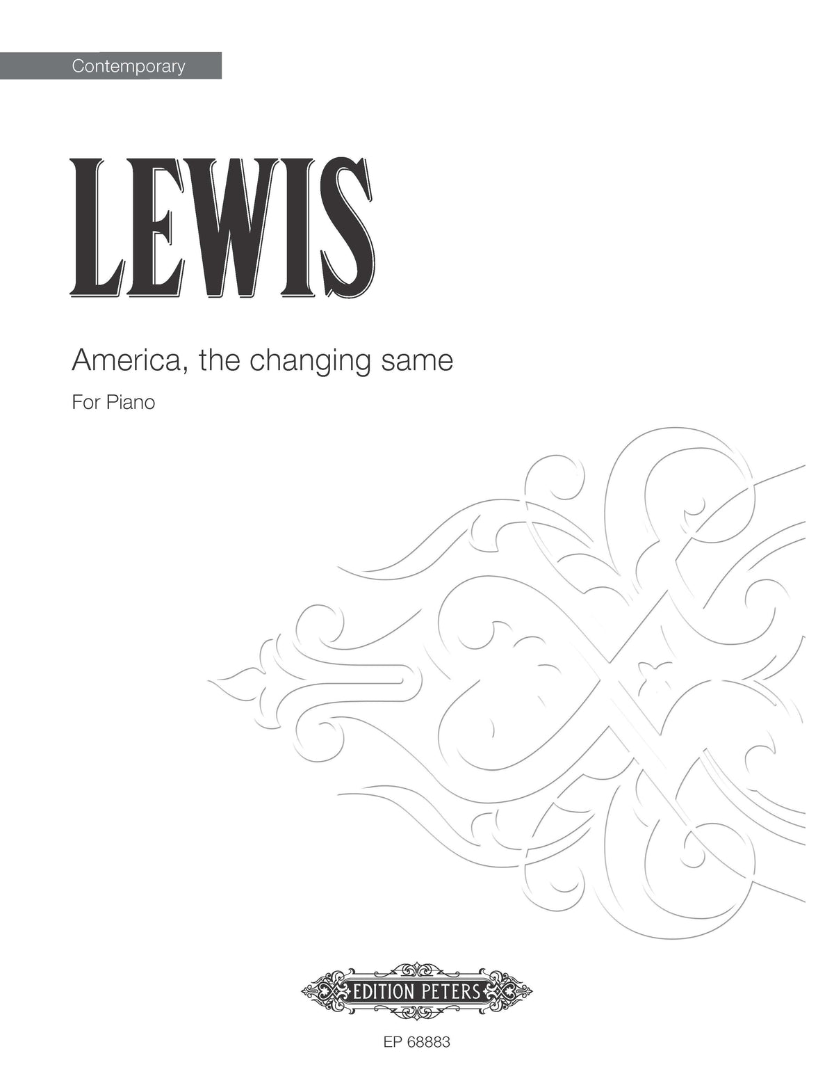 America, the changing same - Piano Solo (Digital Download)