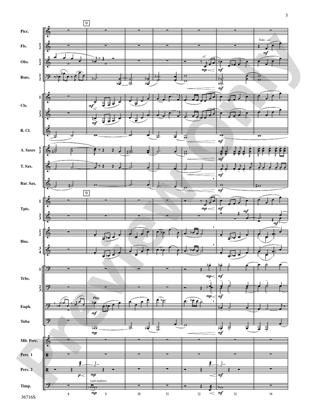 Redemption - Concert Band Conductor Score & Parts (Digital Download)