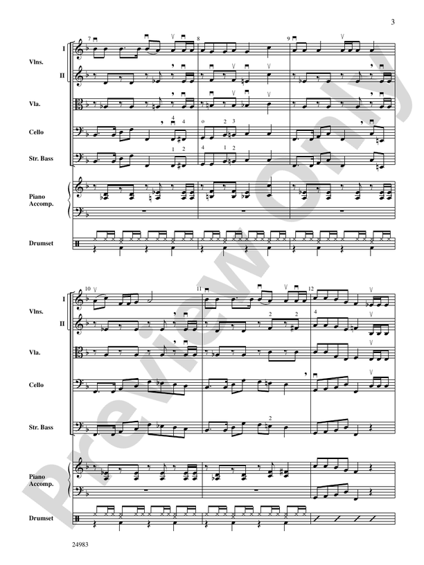 Reggae Jingle Bells – String Orchestra Conductor Score & Parts (Digital Download)