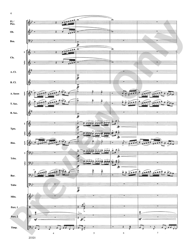 Pride of the Grenadiers - Concert Band Conductor Score & Parts (Digital Download)