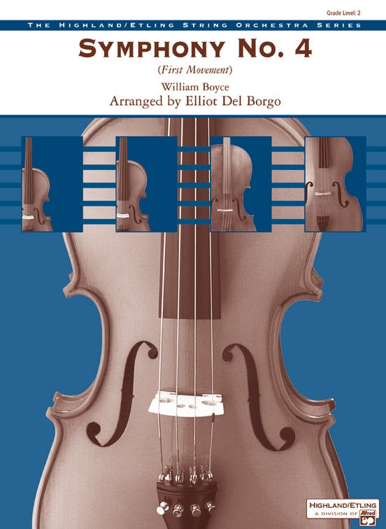 Symphony No. 4, 1st Movement – String Orchestra Conductor Score & Parts (Digital Download)