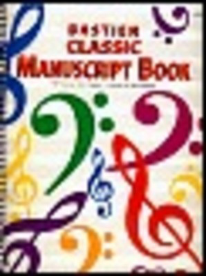 Classic Manuscript Book 10 Staves 64 Pages - KJOS