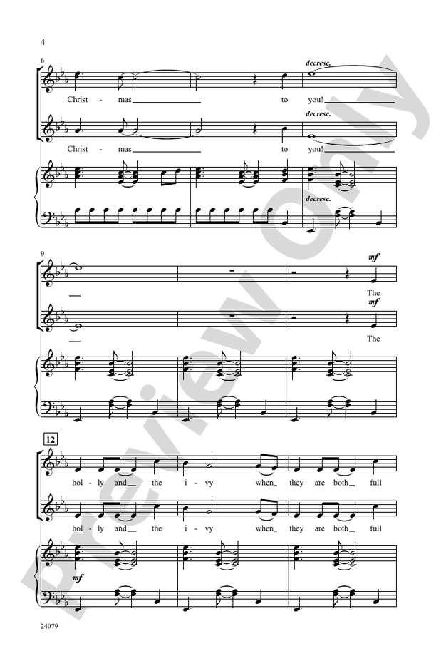 It's Christmas! (A Medley of Carols) – 2-Part Choral Octavo - Digital Sheet Music Download (Digital Download)