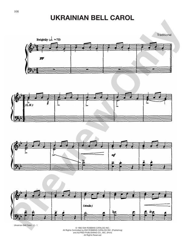 Ukrainian Bell Carol - PVG (Digital Download)