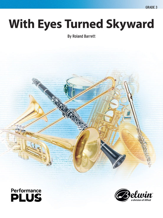 With Eyes Turned Skyward - Concert Band Conductor Score & Parts (Digital Download)