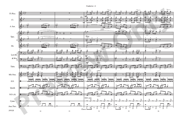 Alacran – Marching Band Conductor Score & Parts (Digital Download)