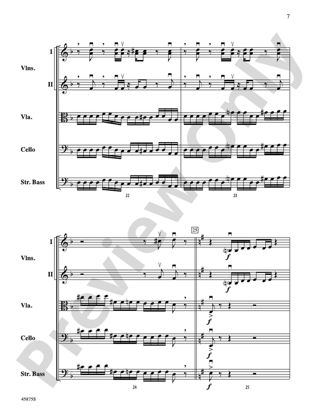 Swamp Thang - String Orchestra Conductor Score & Parts (Digital Download)