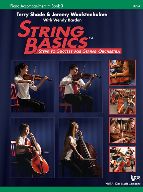String Basics Book 3 - Piano Accompaniment by Shade/Woolstenhulme Kjos 117PA