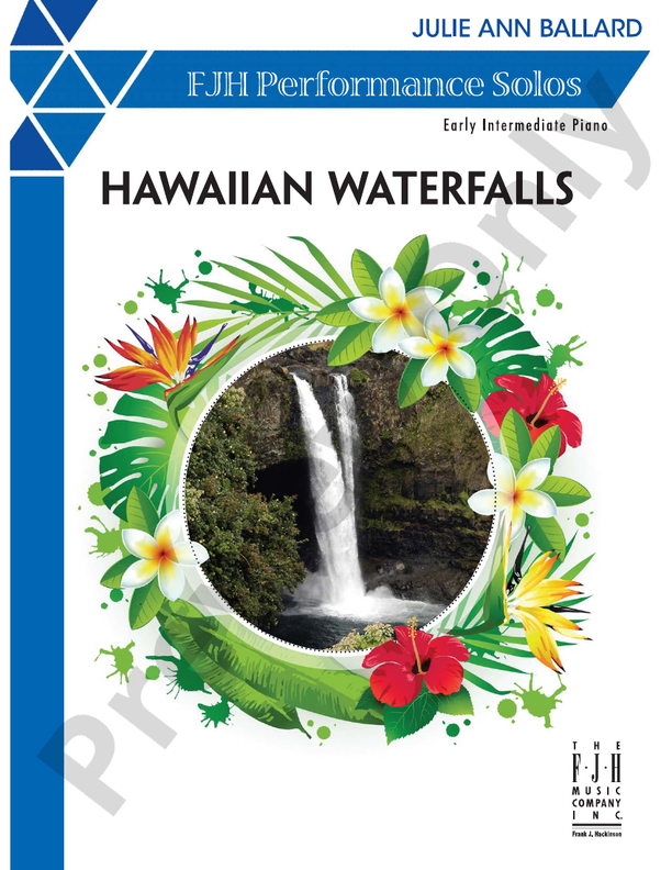 Hawaiian Waterfalls - Piano (Digital Download)