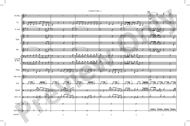 My Universe – Marching Band Conductor Score & Parts (Digital Download)