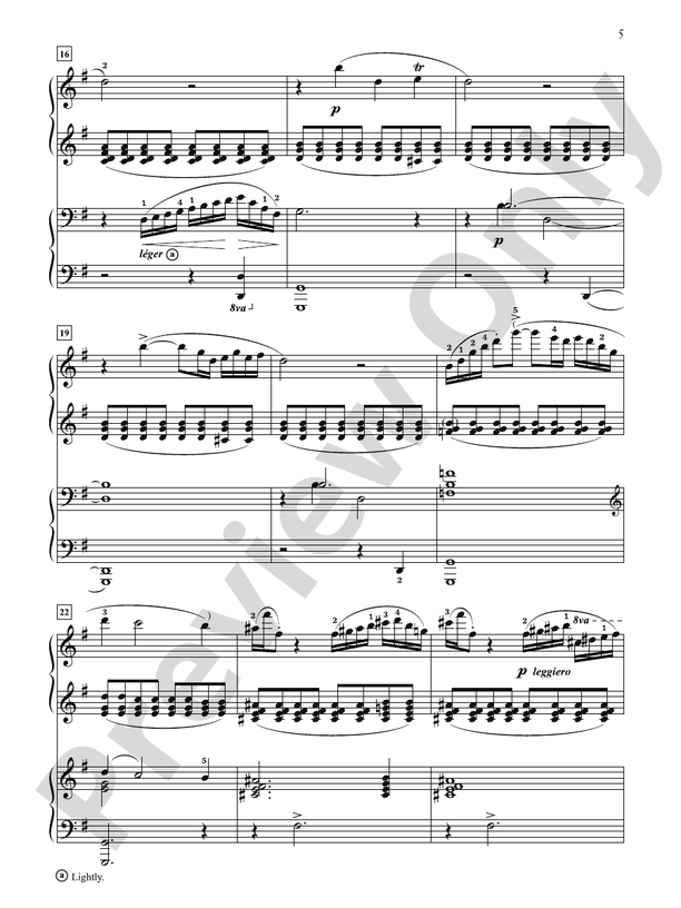 Chaminade - Le matin and Le soir (Morning and Evening), Opus 79 - 2 Pianos, 4 Hands (Digital Download)