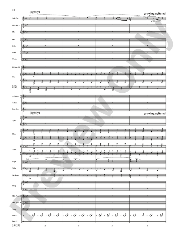 Fantasie Brillante - Concert Band Conductor Score & Parts (Digital Download)