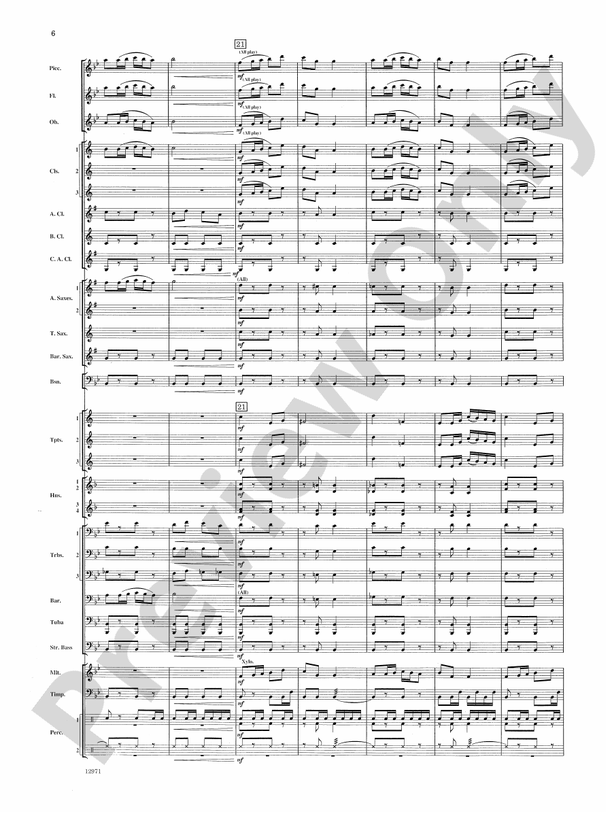 Centre Island - Concert Band Conductor Score & Parts (Digital Download)