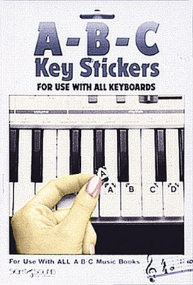 ABC Keyboard Stickers - Piano Resources 1009