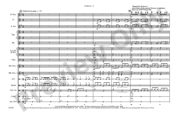 Harry Potter: The Music, Part 3 – Marching Band Conductor Score & Parts (Digital Download)